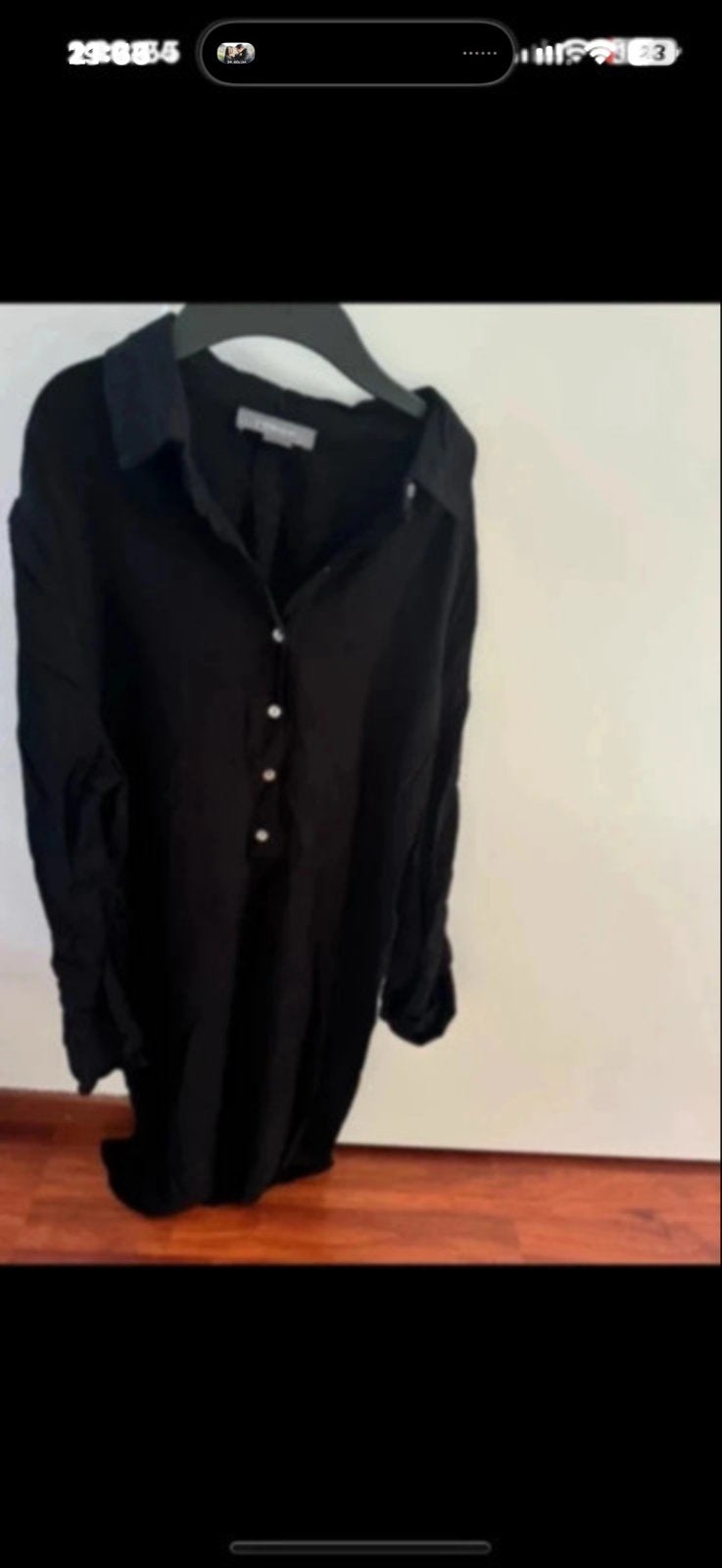 Zwart lang tuniek van Primark, maat 42, Ophalen of Verzenden, Gedragen, Maat 42/44 (L), Zwart