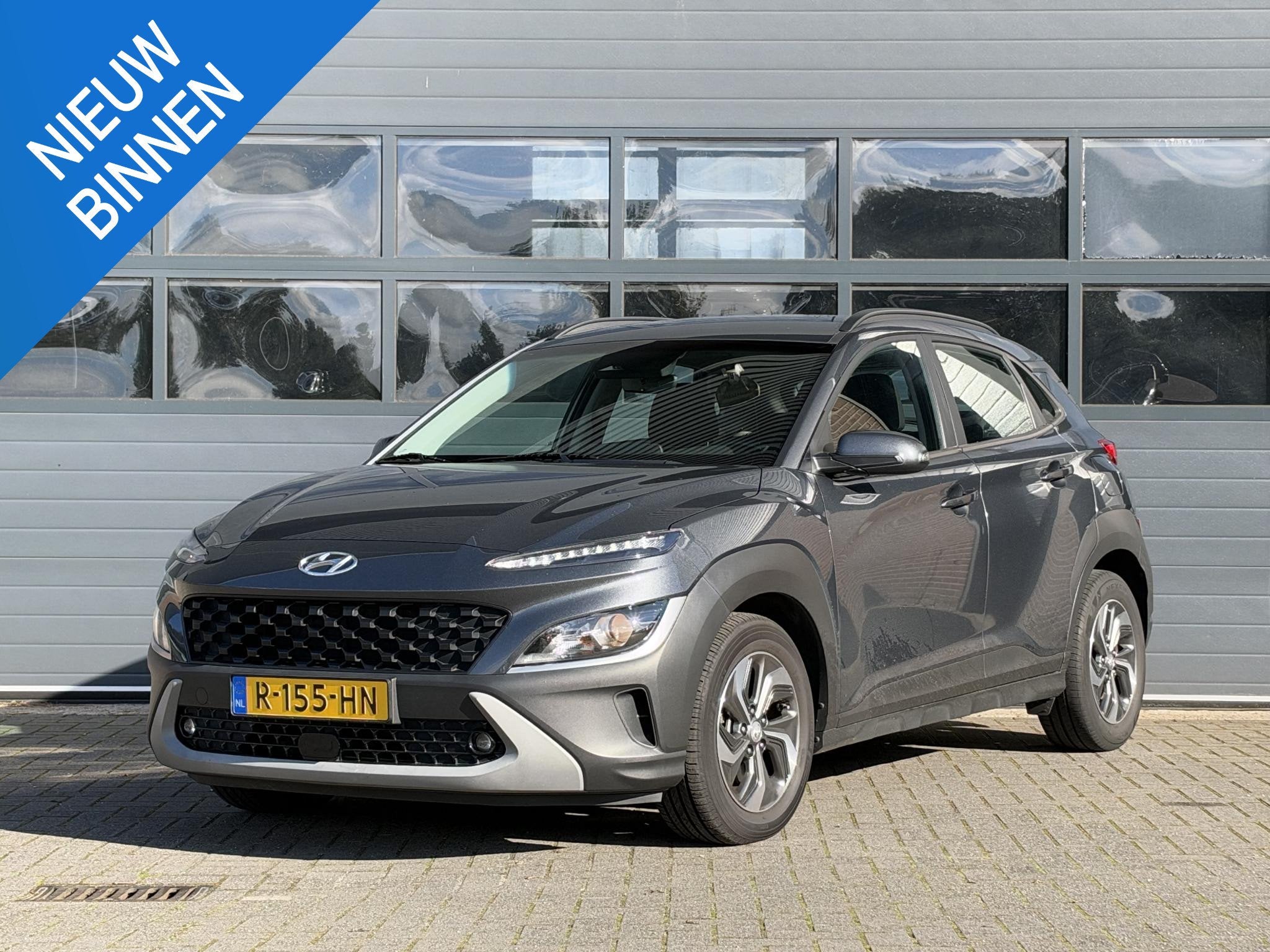 HYUNDAI KONA 1.6 GDI HEV COMFORT PACK I AUTOMAAT I TREKHAAK, Auto's, Stof, Gebruikt, Origineel Nederlands, Verwarmde buitenspiegels