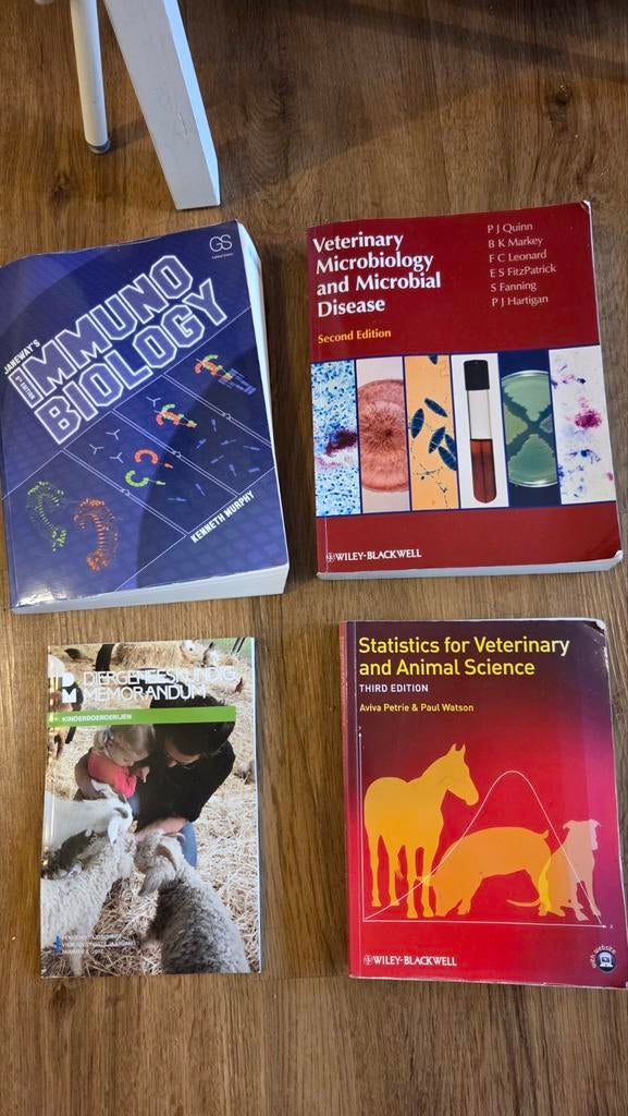 Studieboeken Diergeneeskunde, Boeken, Studieboeken en Cursussen, Ophalen of Verzenden, Beta, Gelezen, WO