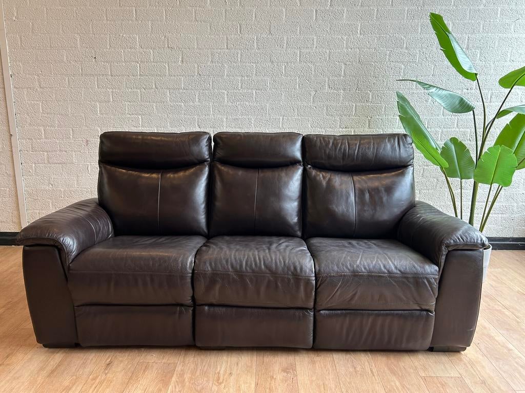 Elektrische Leatherworld bank - Zo goed als nieuw!, Luxe, Leer, Ophalen of Verzenden, Zo goed als nieuw