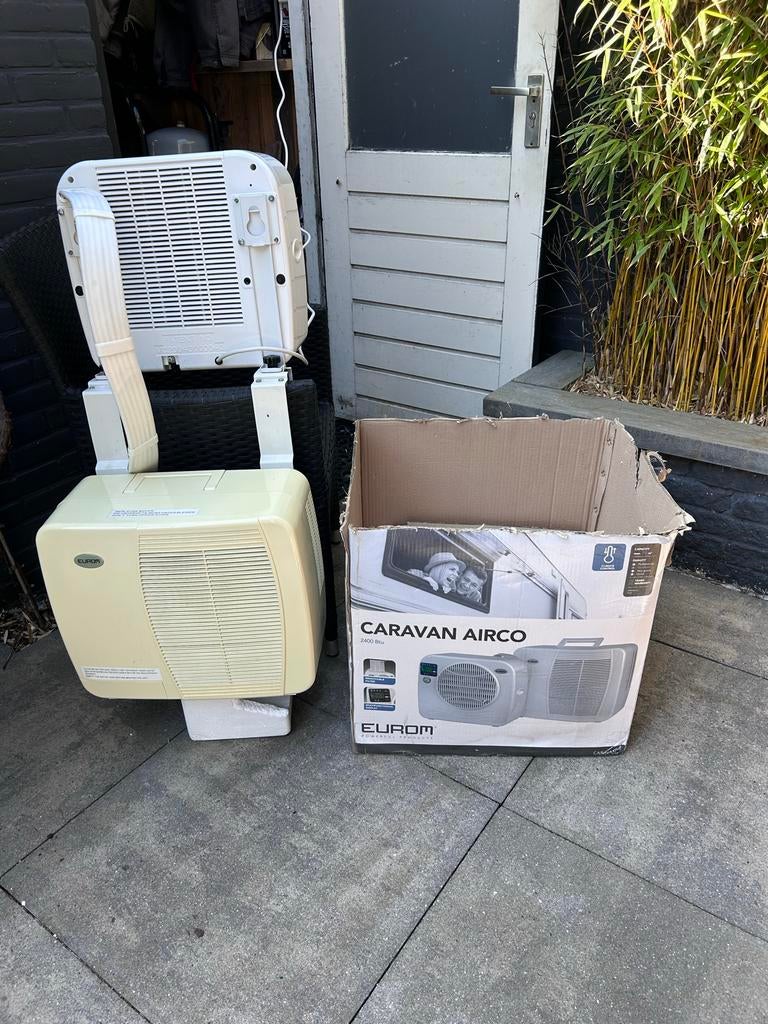 Eurom Caravan Split Airco - Koel en Compleet, Witgoed en Apparatuur, Airco's, Ophalen, Gebruikt, Minder dan 60 m³, Koelen en Ontvochtigen