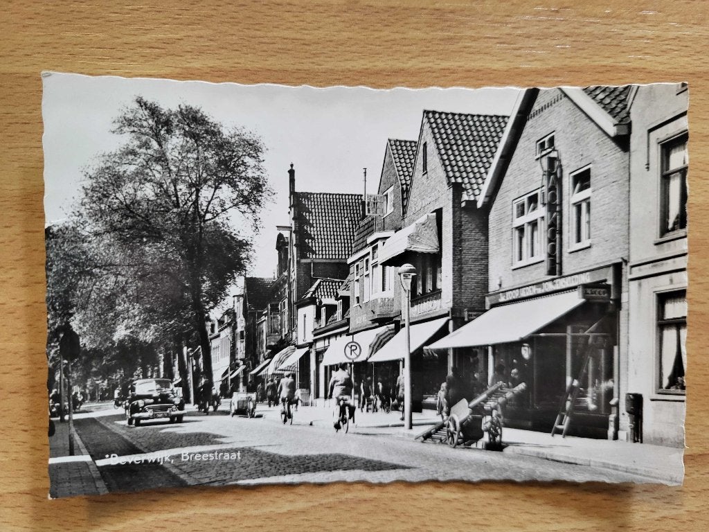 ansicht BEVERWIJK Breestraat, Ophalen of Verzenden, Voor 1920, Noord-Holland