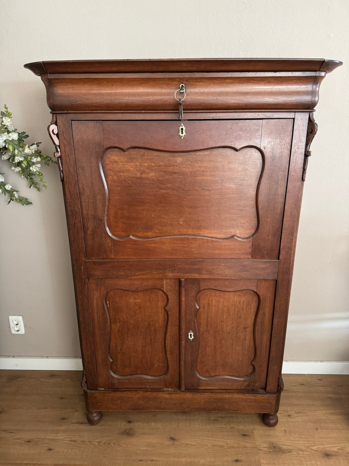 Biedermeier secretaire, Ophalen, Gebruikt