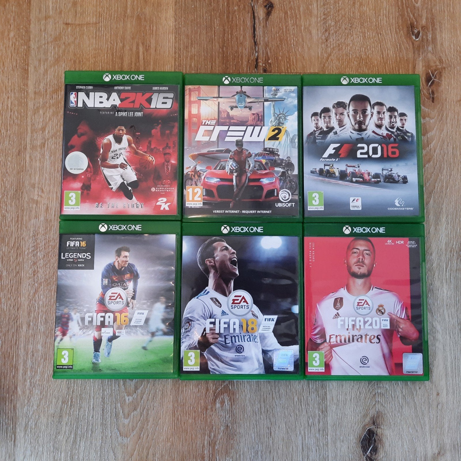 Games voor Xbox One (Ook los verkijgbaar voor €5,- per stuk), Gebruikt, Eén computer, Ophalen of Verzenden, Sport