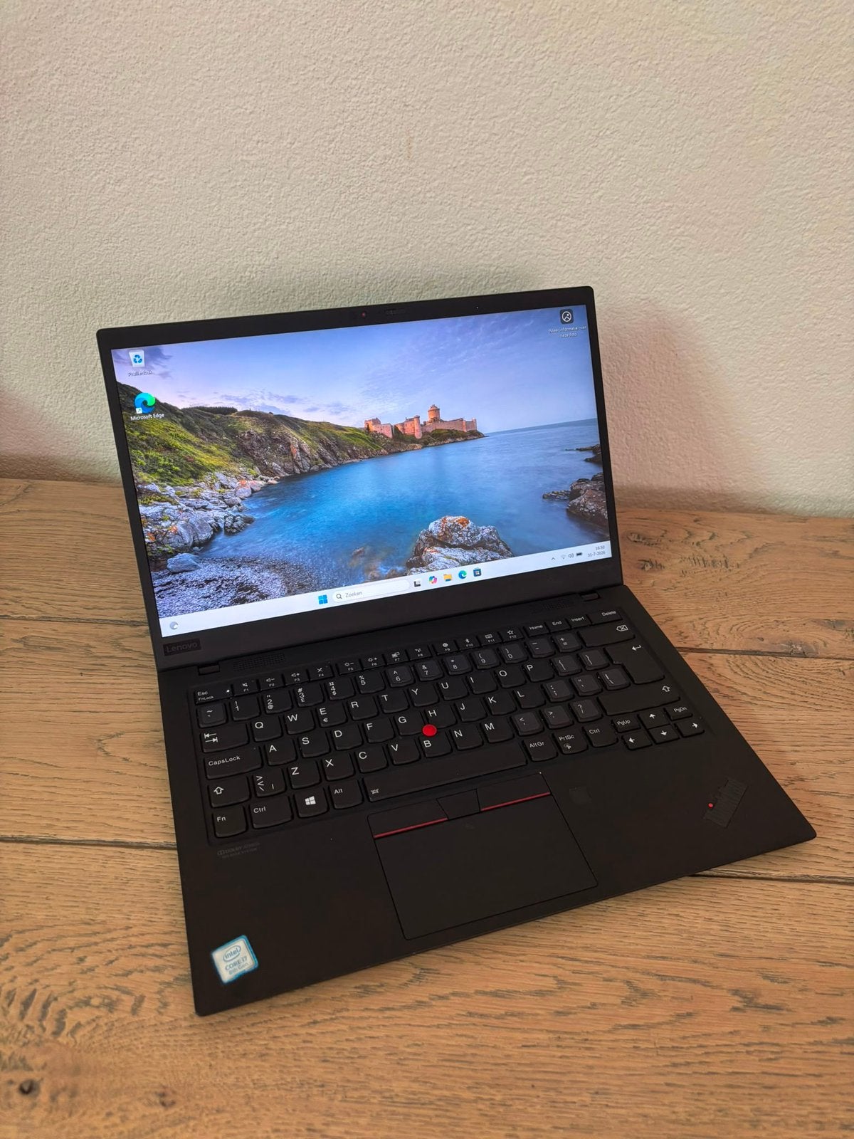 Lenovo ThinkPad X1 Carbon Gen7 | 2K | i7 | 16GB |256GB SSD |, 256 GB, 2 tot 3 Ghz, Qwerty, UK