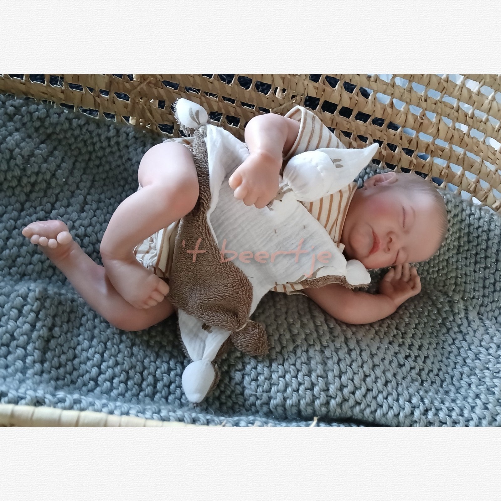 Handgemaakte Knuffelpopje voor Baby, Ophalen of Verzenden, Nieuw, Overige typen