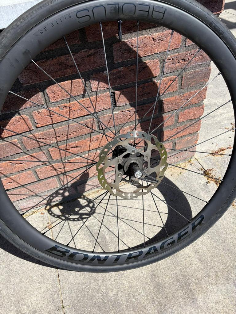 Bontrager Aeolus Carbon elite 35 wielen, Ophalen of Verzenden, Zo goed als nieuw, Racefiets, Carbon