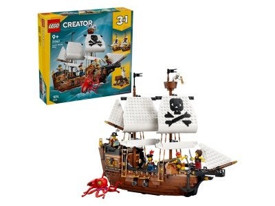 lego Klassiek piratenschip (31387), Kinderen en Baby's, Ophalen of Verzenden, Nieuw, Complete set, Lego