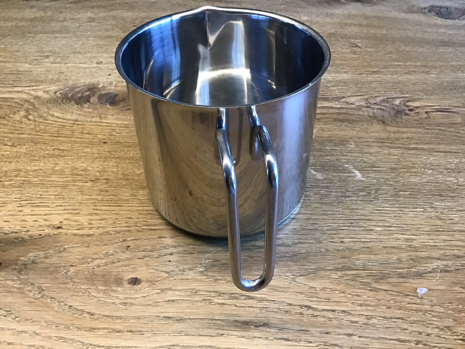 RVS “MELK/SAUS KOKER” zgan, Ophalen of Verzenden