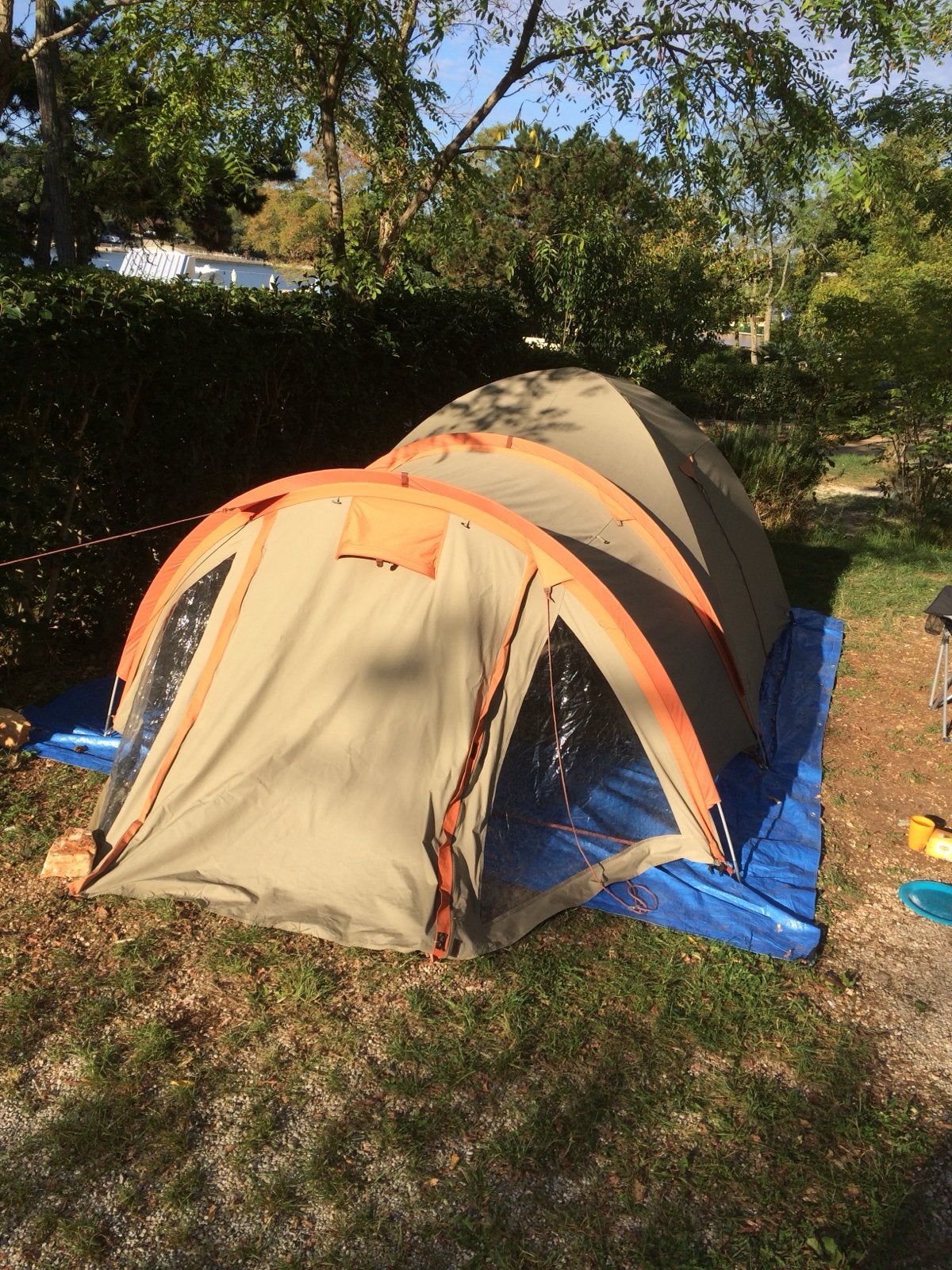 Koepeltent 2 personen Penn sport, Caravans en Kamperen, Tenten, Ophalen of Verzenden, Gebruikt, Tot en met 3