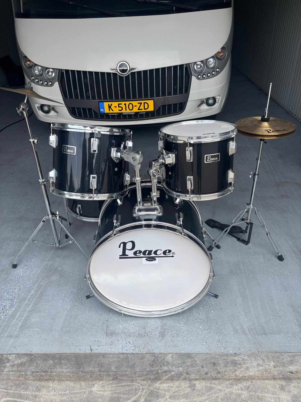 Beginners drumstel (Peace) inclusief stokken en stemsleutel, Ophalen, Gebruikt, Overige merken