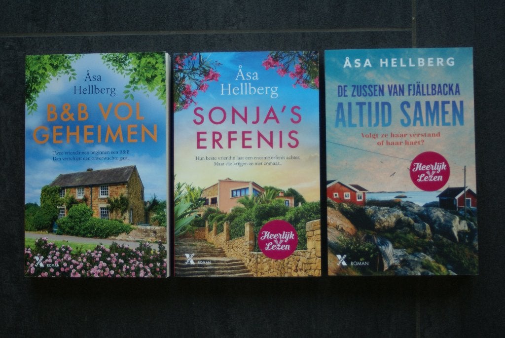B&B VOL GEHEIMEN/ SONJA`S ERFENIS/ ALTIJD SAMEN(Åsa Hellberg, Ophalen of Verzenden, Zo goed als nieuw