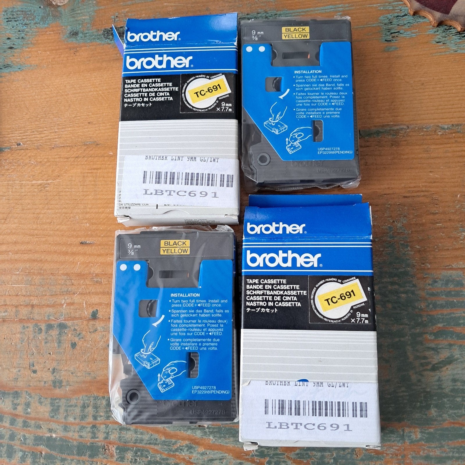 Brother letter tape, Computers en Software, Ophalen of Verzenden, Nieuw