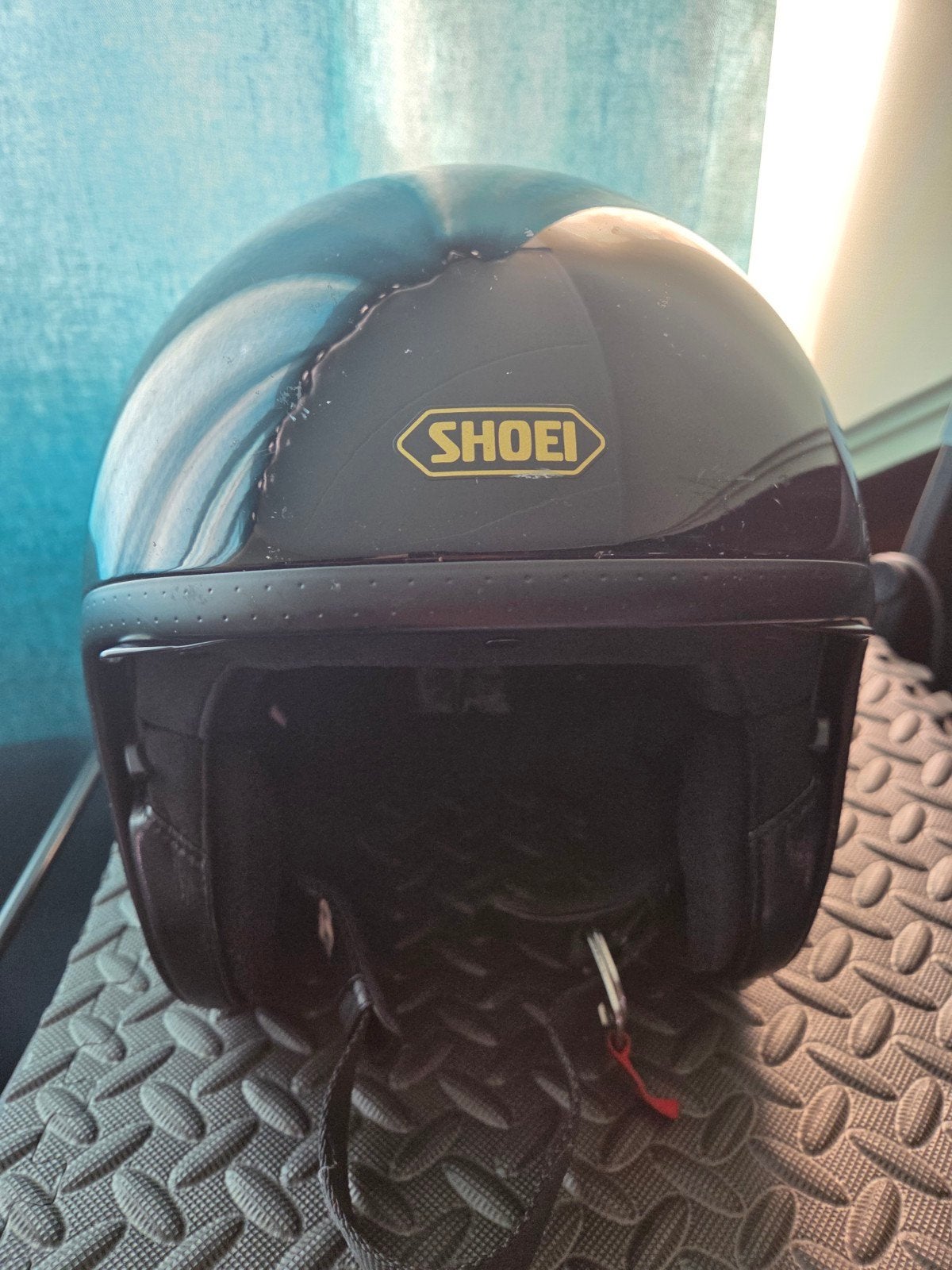 Shoei J.O Jethelm Maat S met uitschuifbaar vizier, Motoren, Ophalen of Verzenden