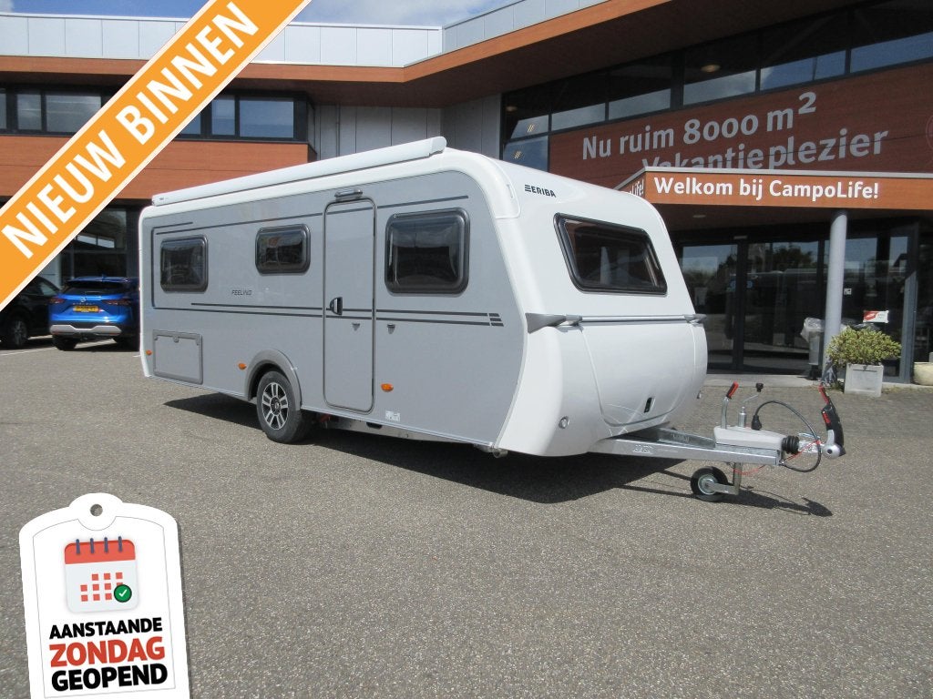 Eriba Feeling 442 !! NIEUW BIJ CAMPOLIFE !!, 2 aparte bedden, Tot en met 3, 5 tot 6 meter, Overige