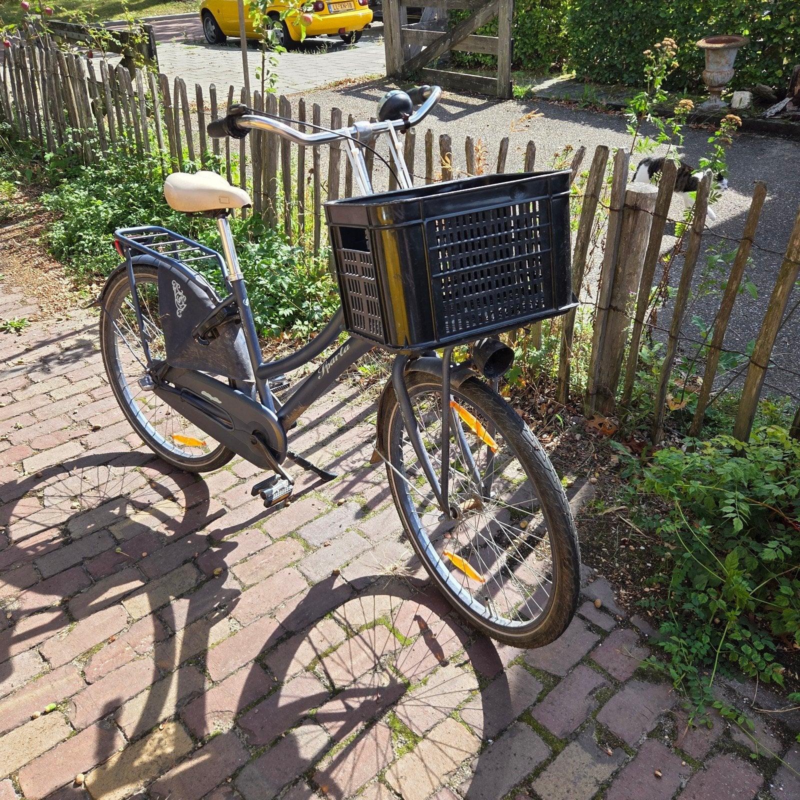 Sparta meisjesfiets blauw 26 inch, Sparta, Gebruikt, Versnellingen, Trommelrem