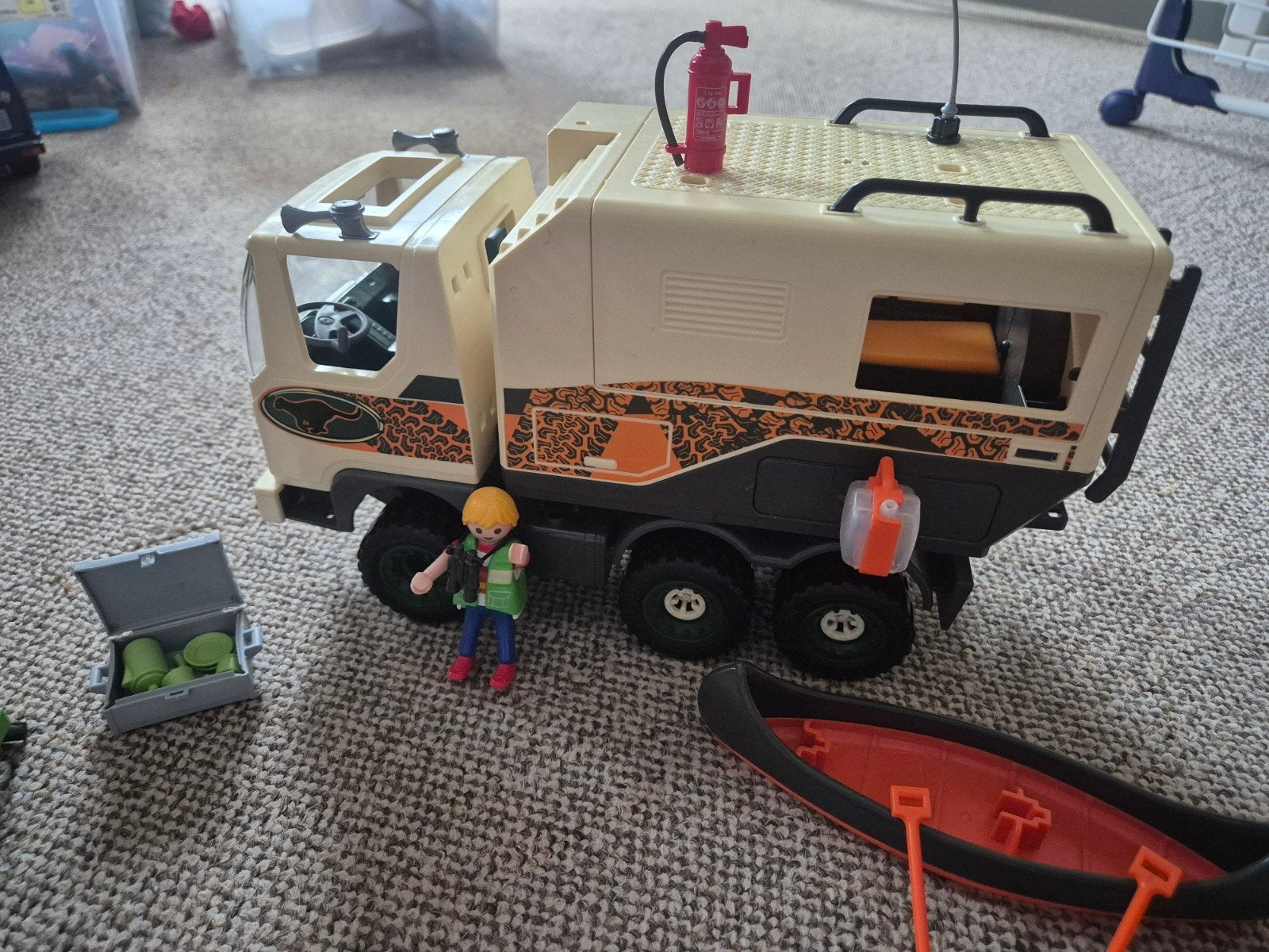 Playmobil camper, Kinderen en Baby's, Speelgoed | Playmobil, Ophalen of Verzenden, Zo goed als nieuw