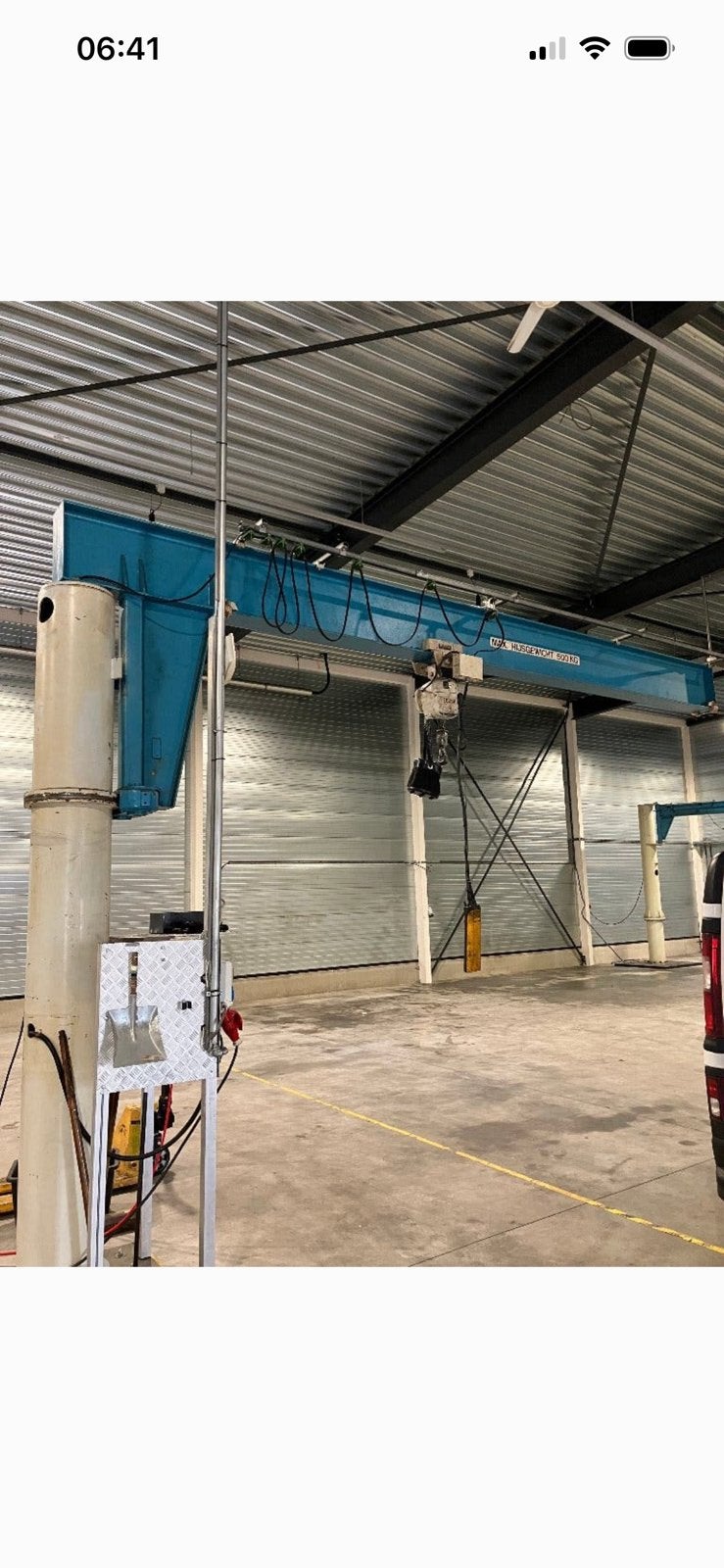 Torsit 500 KG kolomzwenkkraan - zwenkarm 5m - 360 graden, Ophalen, Gebruikt