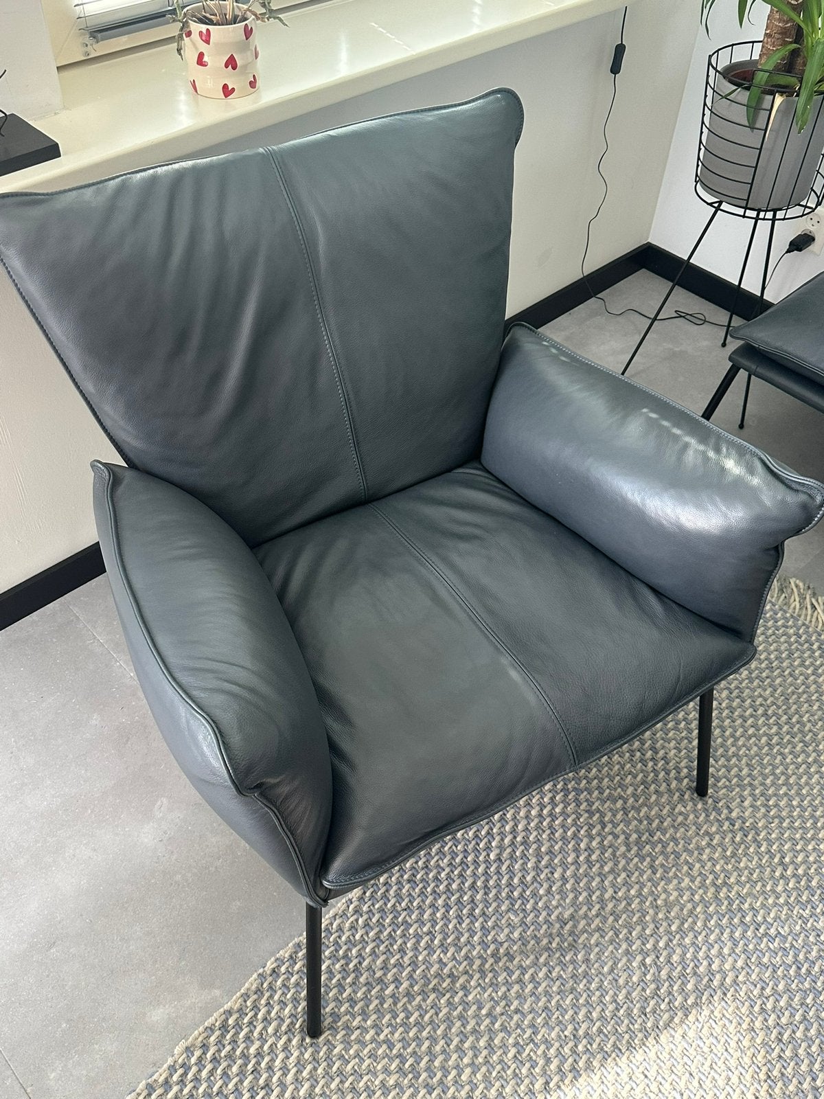 Gaucho fauteuil (2x) & hocker (1x) (ook per stuk te koop), Huis en Inrichting, Fauteuils, Ophalen, Zo goed als nieuw, 75 tot 100 cm
