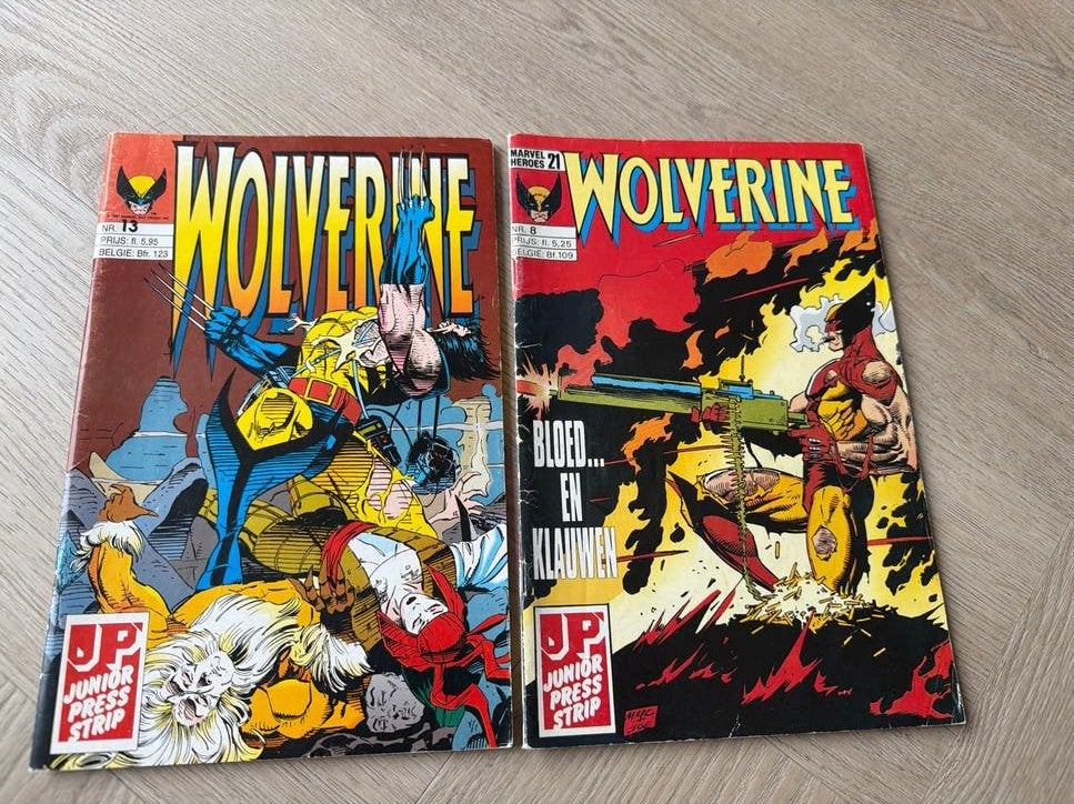 Wolverine Comics (2 stuks) - Junior Press Strip, Boeken, Strips | Comics, Meerdere comics, Ophalen of Verzenden, Gelezen, Amerika