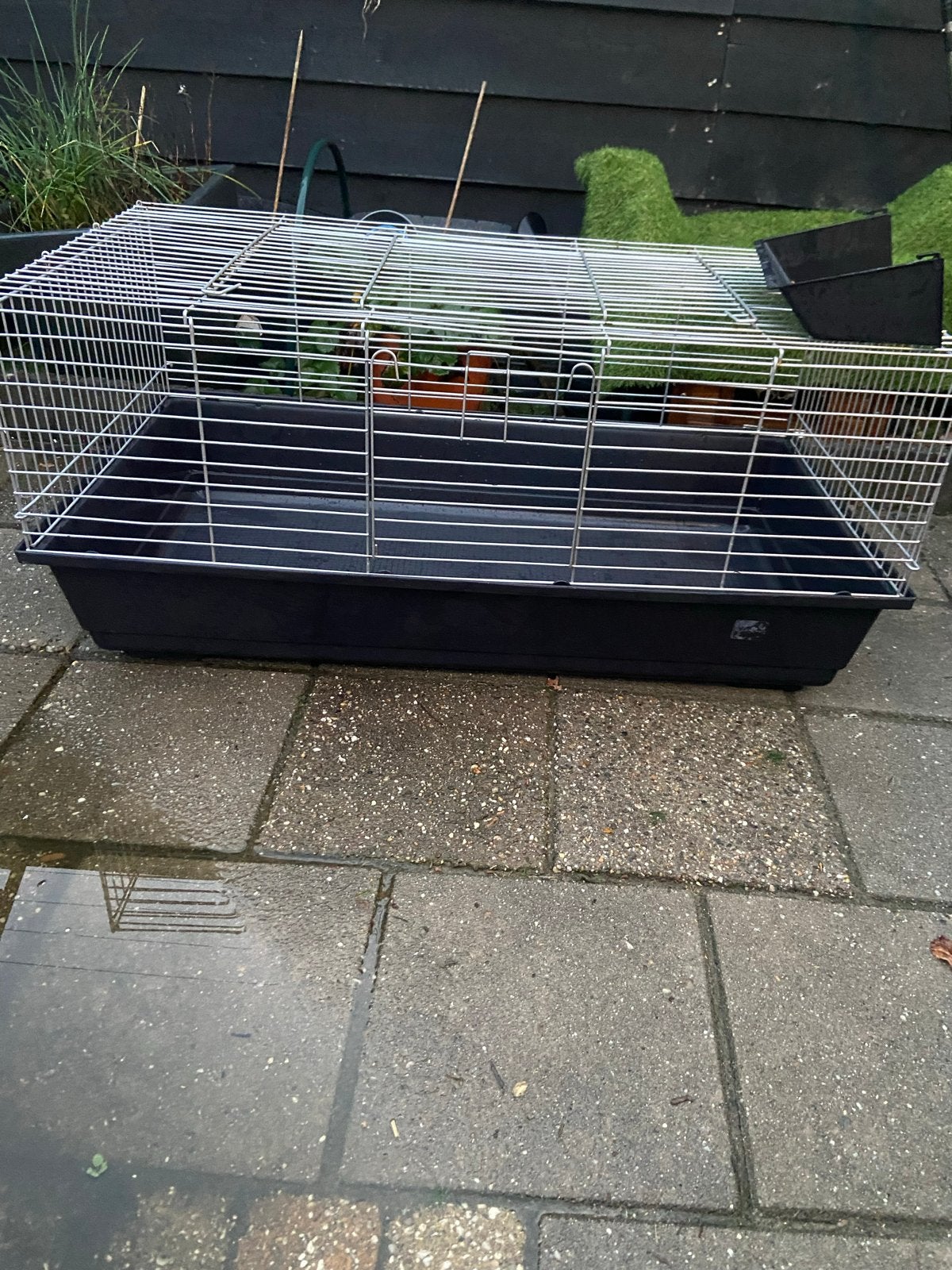 Cavia / konijnenkooi zgan, Ophalen, Kooi, 60 tot 90 cm, Zo goed als nieuw