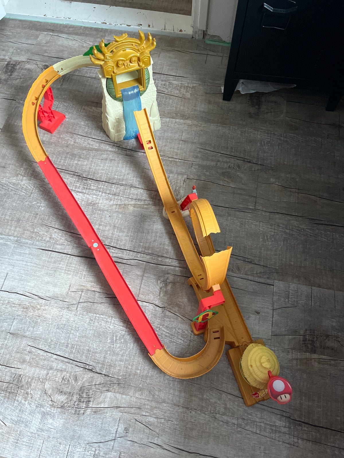Hot Wheels Mario Kart Piranha Plant racebaan, Ophalen of Verzenden, Gebruikt