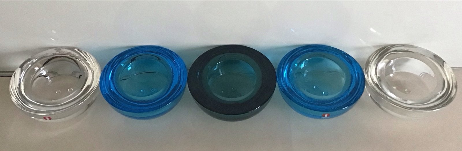 5x Iittala Ballo schaaltjes/waxinelichthouders, Ophalen of Verzenden