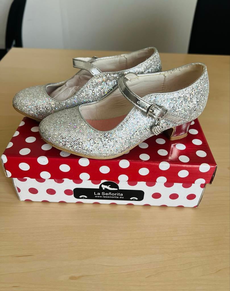 La Señorita glitter schoenen maat 27, Kinderen en Baby's, Kinderkleding | Schoenen en Sokken, Ophalen of Verzenden, Zo goed als nieuw