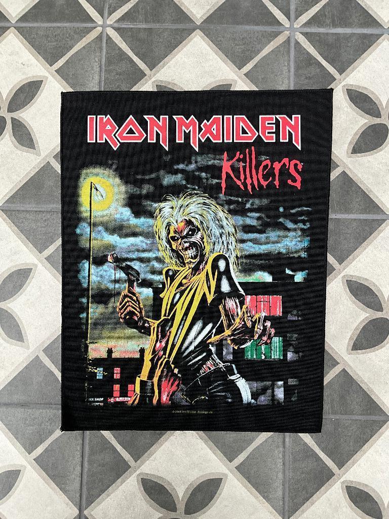 Backpatch/Embleem meerkleurig Iron Maiden Killers, Nieuw, Ophalen of Verzenden, Kleding, Emmen
