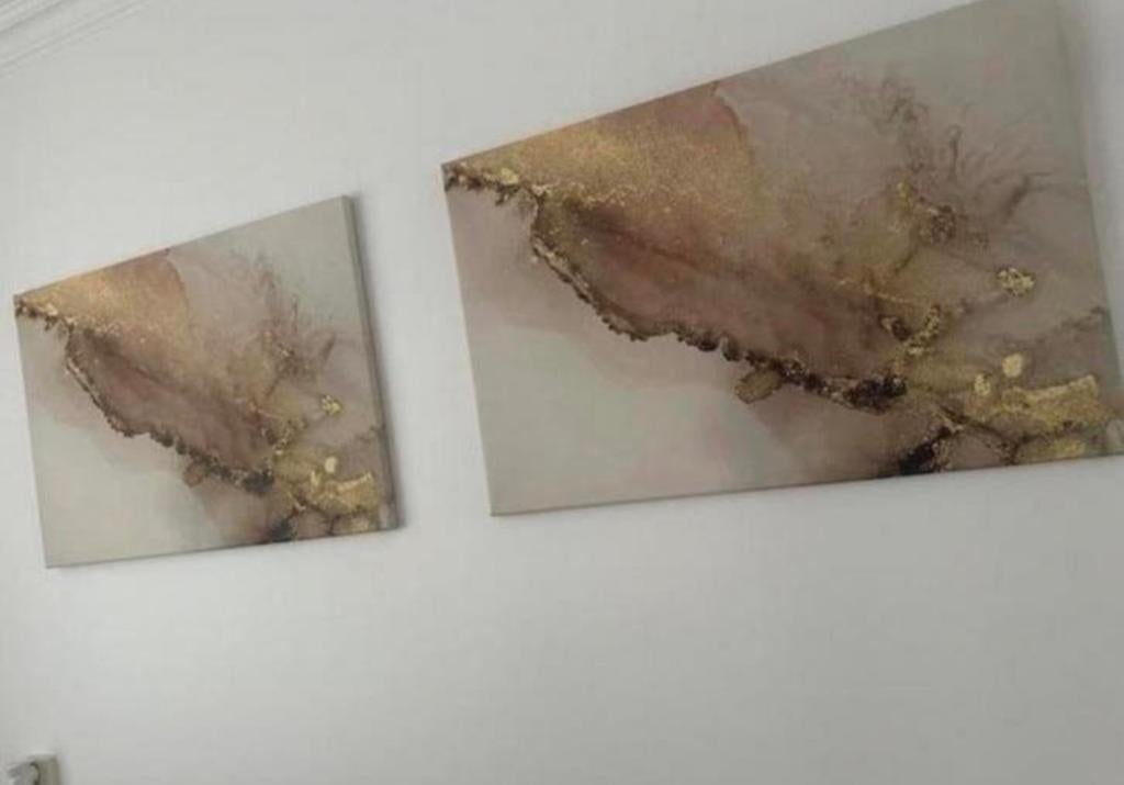 Wanddecoratie 2 stuks, Verzamelen, Foto's en Prenten, Ophalen of Verzenden, Voor 1940, Zo goed als nieuw