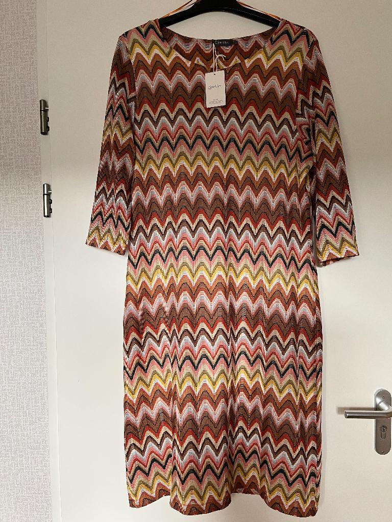 Geisha nieuwe jurk zigzag maat 2XL/44 met gratis verzending, Geisha, Verzenden, Geel, Maat 42/44 (L)