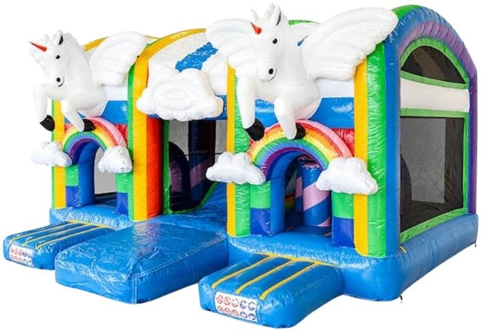 Unicorn springkussen huren - Assendelft Krommenie Wormerveer, Ophalen, Zo goed als nieuw, Overige