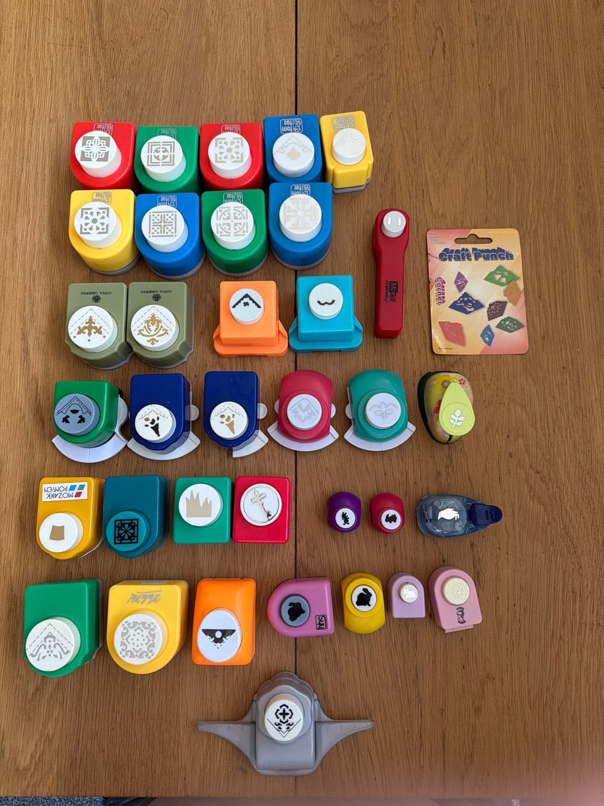 Grote collectie craft punches / ponsen voor knutselen, Hobby en Vrije tijd, Ophalen, Gebruikt, Geschikt voor karton, Meerkleurig