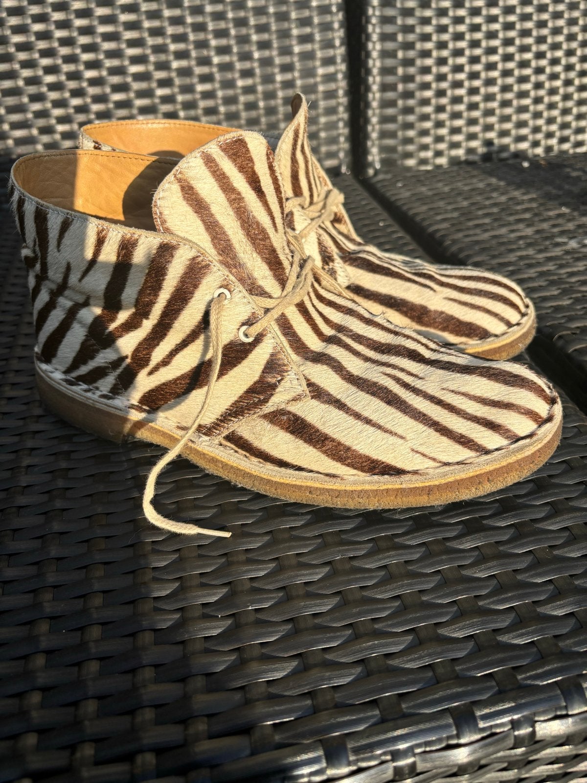 Clarks Originals Zebra Print Desert Boot - Maat 43, Ophalen of Verzenden, Gedragen, Overige kleuren, Boots