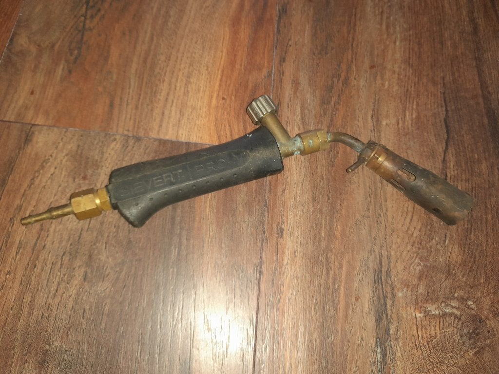oude messing snijbrander / brander, Antiek en Kunst, Ophalen of Verzenden