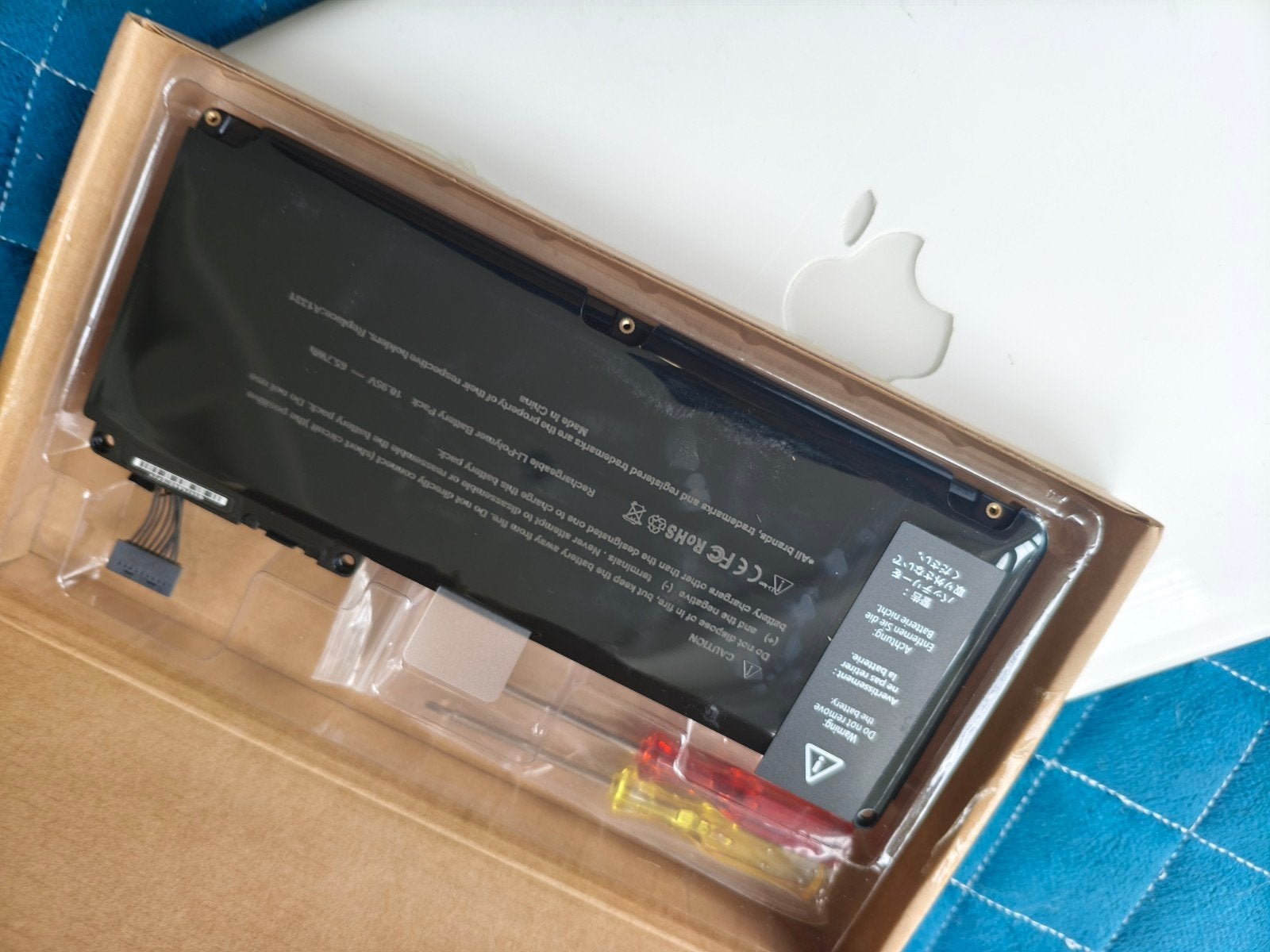 Batterij voor Apple MacBook A1331, A1342, Computers en Software, Ophalen of Verzenden, Nieuw, Apple (compatibel)