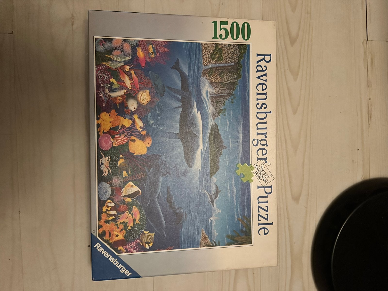Ravensburger Legpuzzel 1500 stukjes - Onderwaterwereld, Ophalen, 500 t/m 1500 stukjes, Gebruikt, Legpuzzel