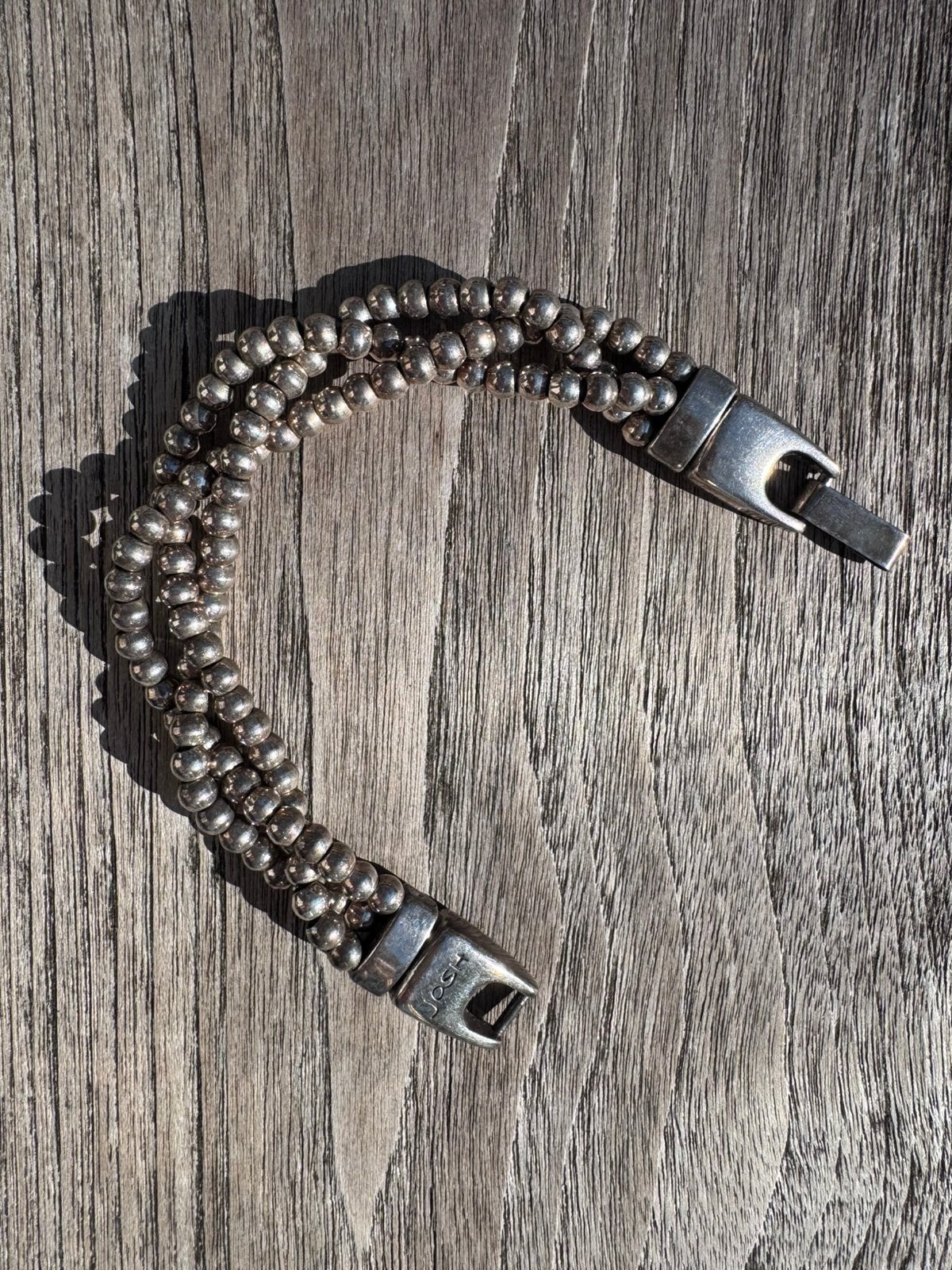JOSH armband gevlochten, Ophalen, Zo goed als nieuw, Zilver