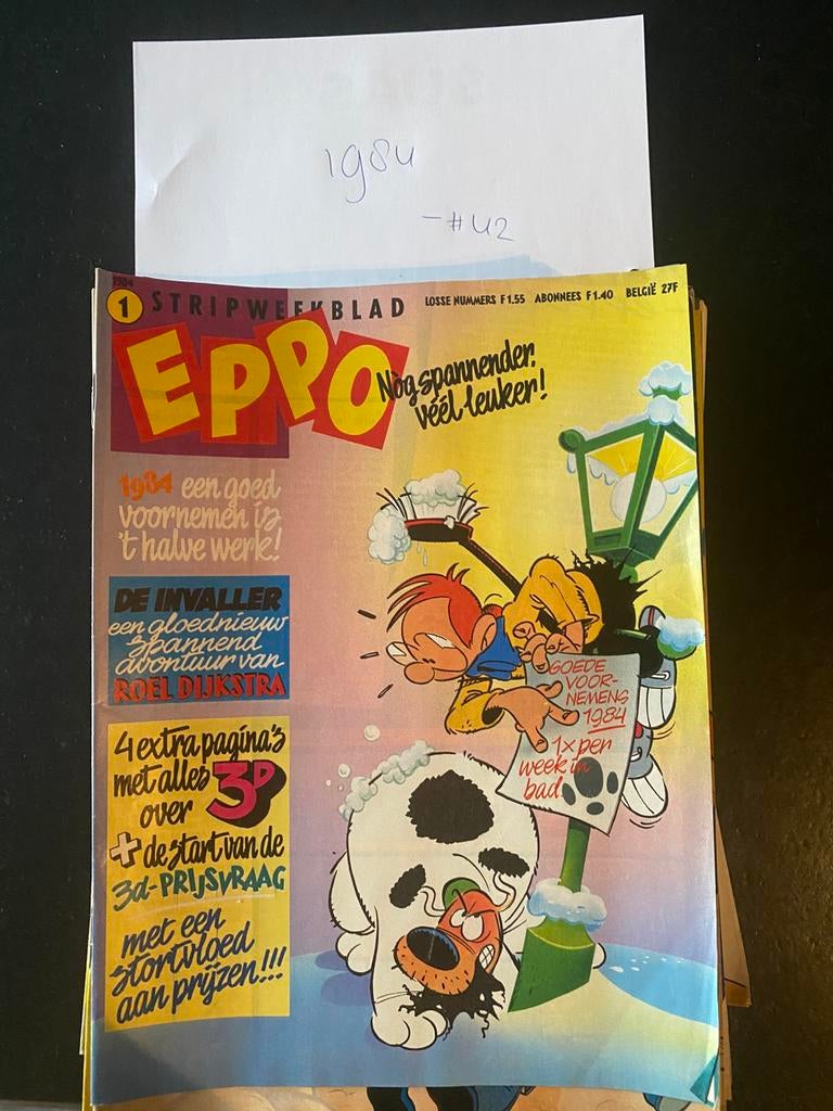 Jaargang Eppo 1984, Meerdere comics, Ophalen, Gelezen, Europa