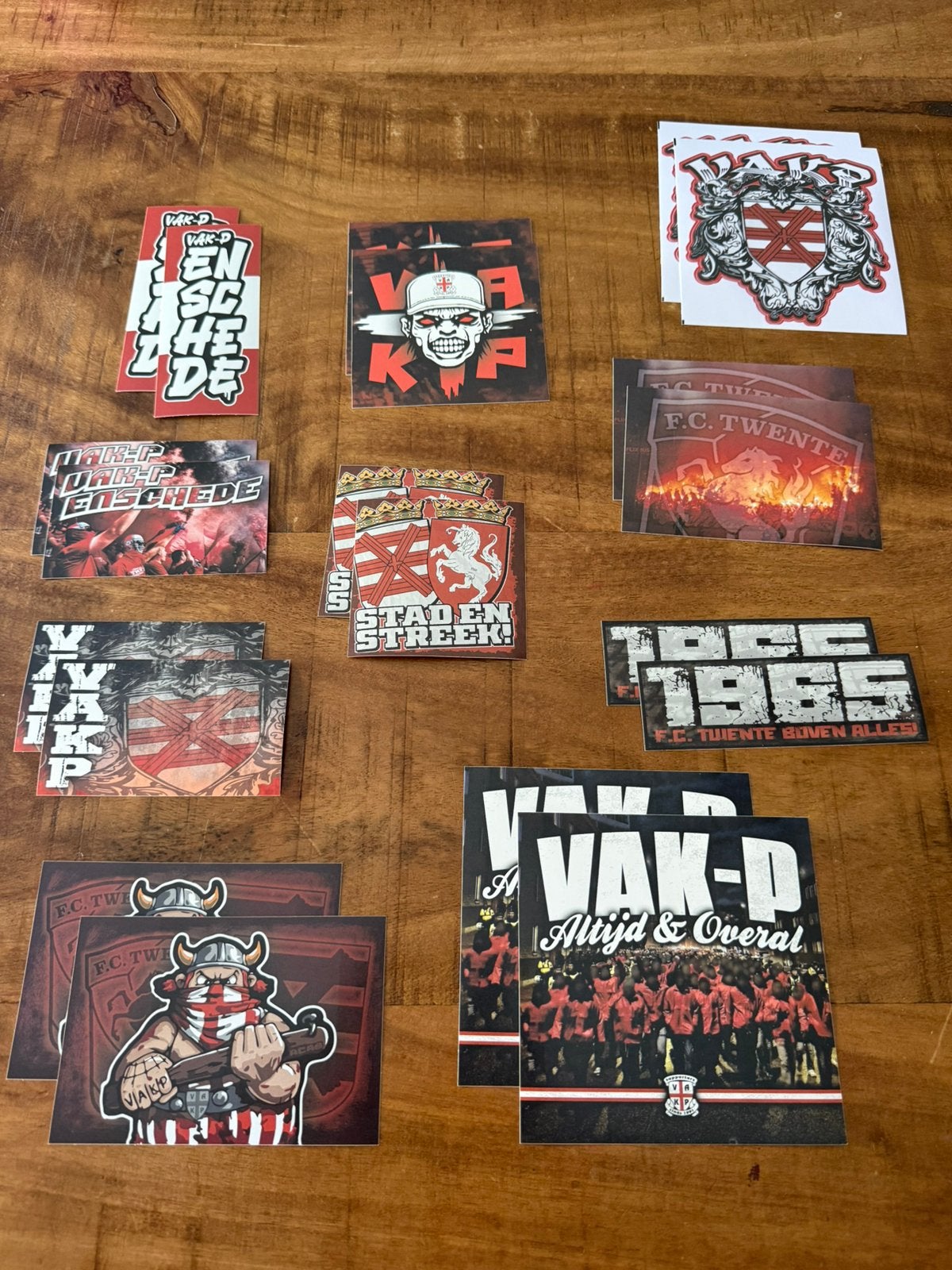 Stickers set Ultras Vak P FC Twente 20 stuks, Ophalen of Verzenden, Zo goed als nieuw