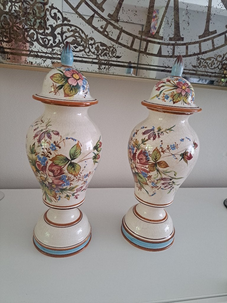 Set van twee Italiaanse vazen  Bassano, Ophalen of Verzenden
