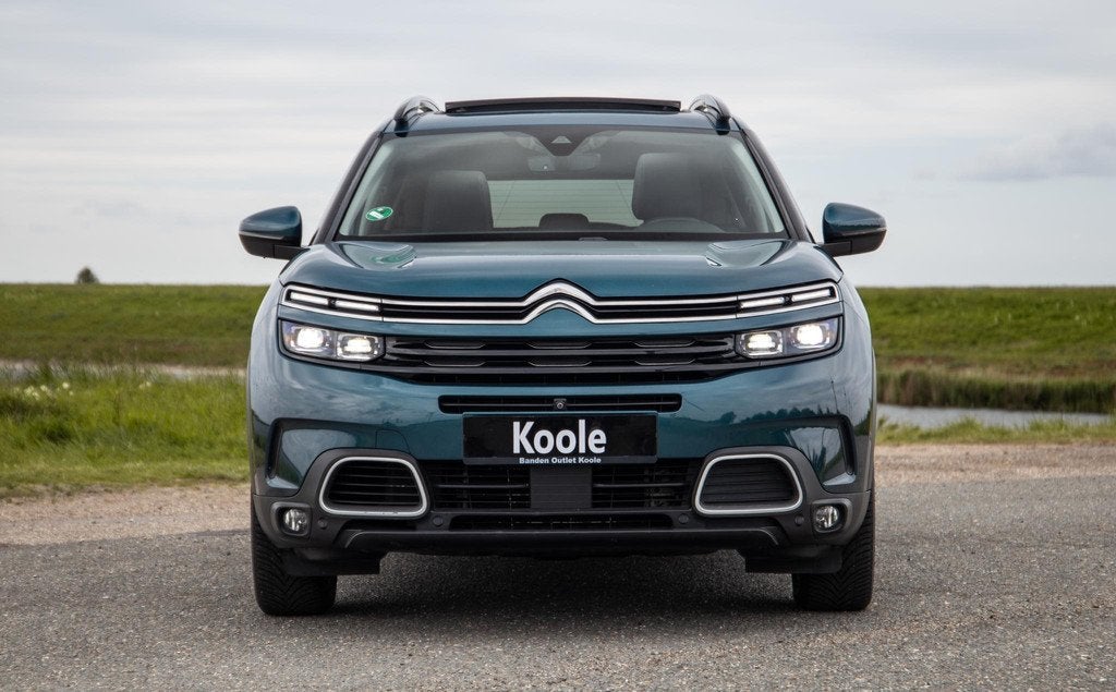 Citroen C5 Aircross 1.6 Plug-in Hybrid 225 Shine PANORAMA DA, Auto's, Citroën, Gebruikt, Euro 6, 4 cilinders, Leder en Stof