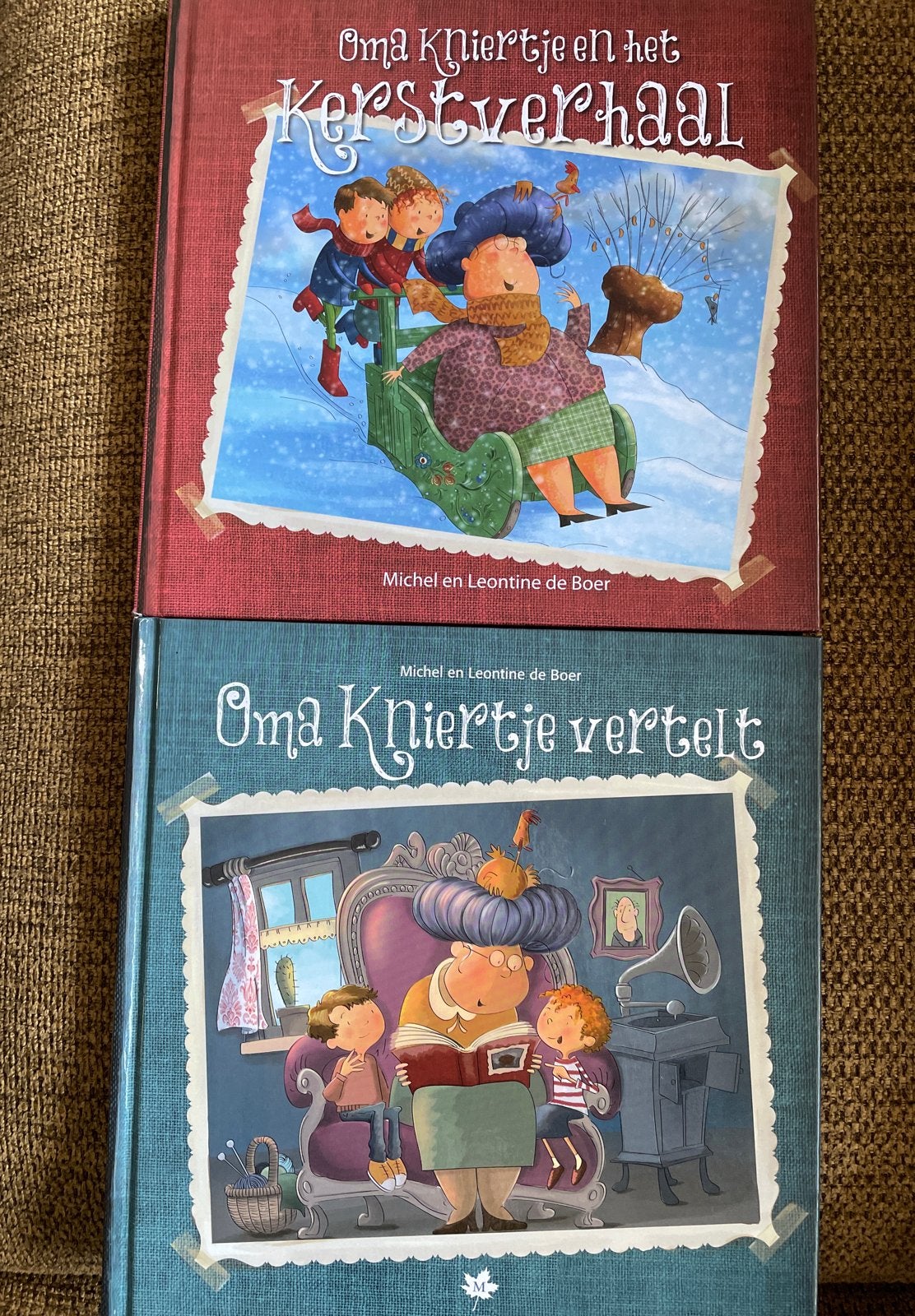 Oma Kniertje boeken - Kerstverhaal & Vertelt, Ophalen of Verzenden, Zo goed als nieuw