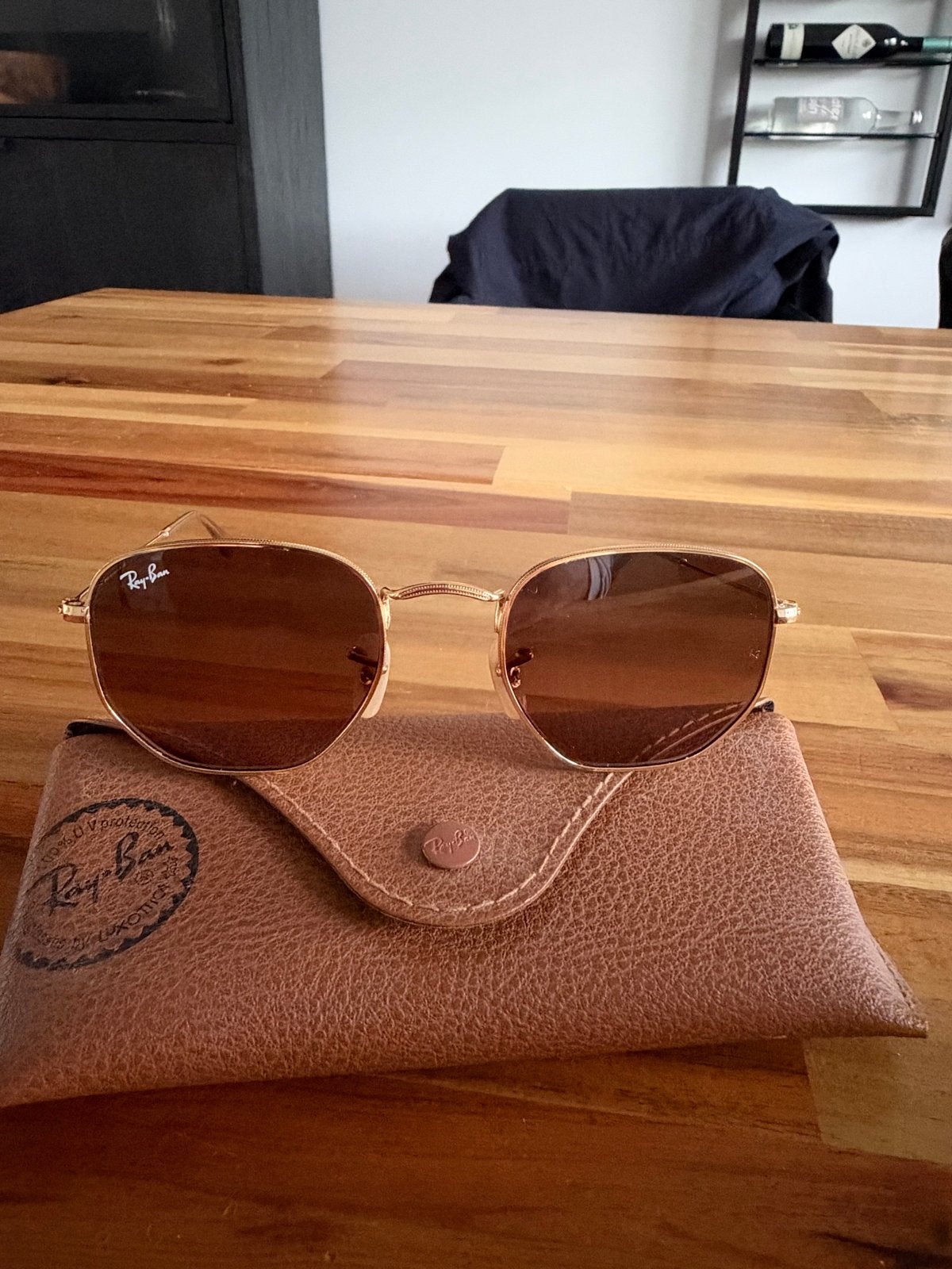 Ray-Ban RB 3548-N Zonnebril, Zonnebril, Bruin, Ophalen of Verzenden, Zo goed als nieuw
