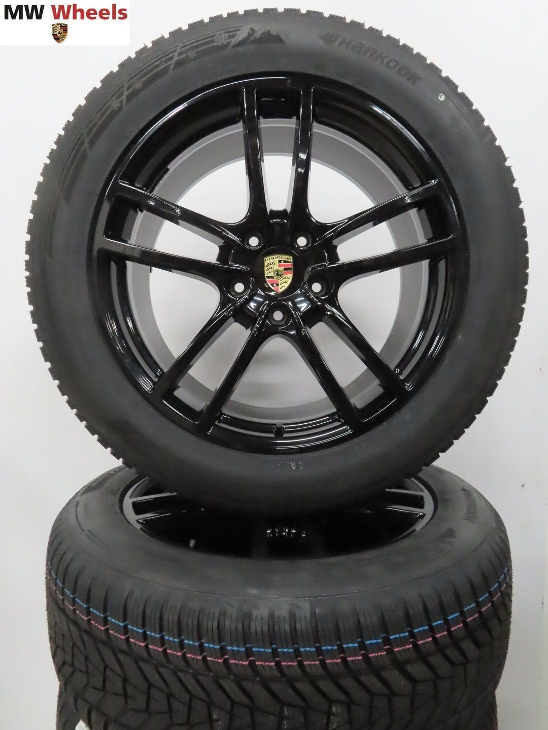 Originele Porsche Cayenne SUV 20 inch velgen winterbanden, 255 mm, -, -, Banden en Velgen