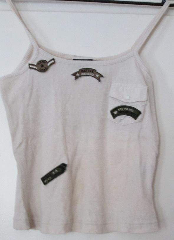 Stoer Militair Military Army leger top., Wit, Nieuw, Ophalen of Verzenden, Maat 36 (S)