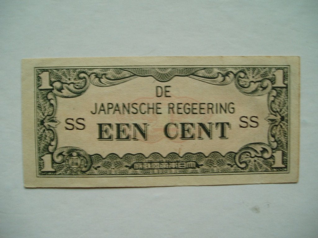 965. Nederlands Indië, 1 cent 1942., Verzenden, Zuidoost-Azië, Los biljet