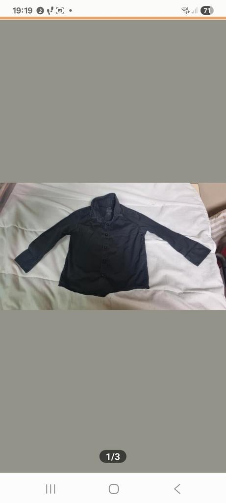 Leuk zwart blousje maat 92 van WE, Kinderen en Baby's, Kinderkleding | Maat 92, Gebruikt, WE, Overhemd of Blouse, Ophalen of Verzenden