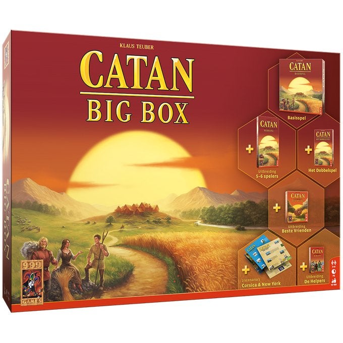 Catan Big Box, Ophalen, Zo goed als nieuw, Vijf spelers of meer, 999 Games