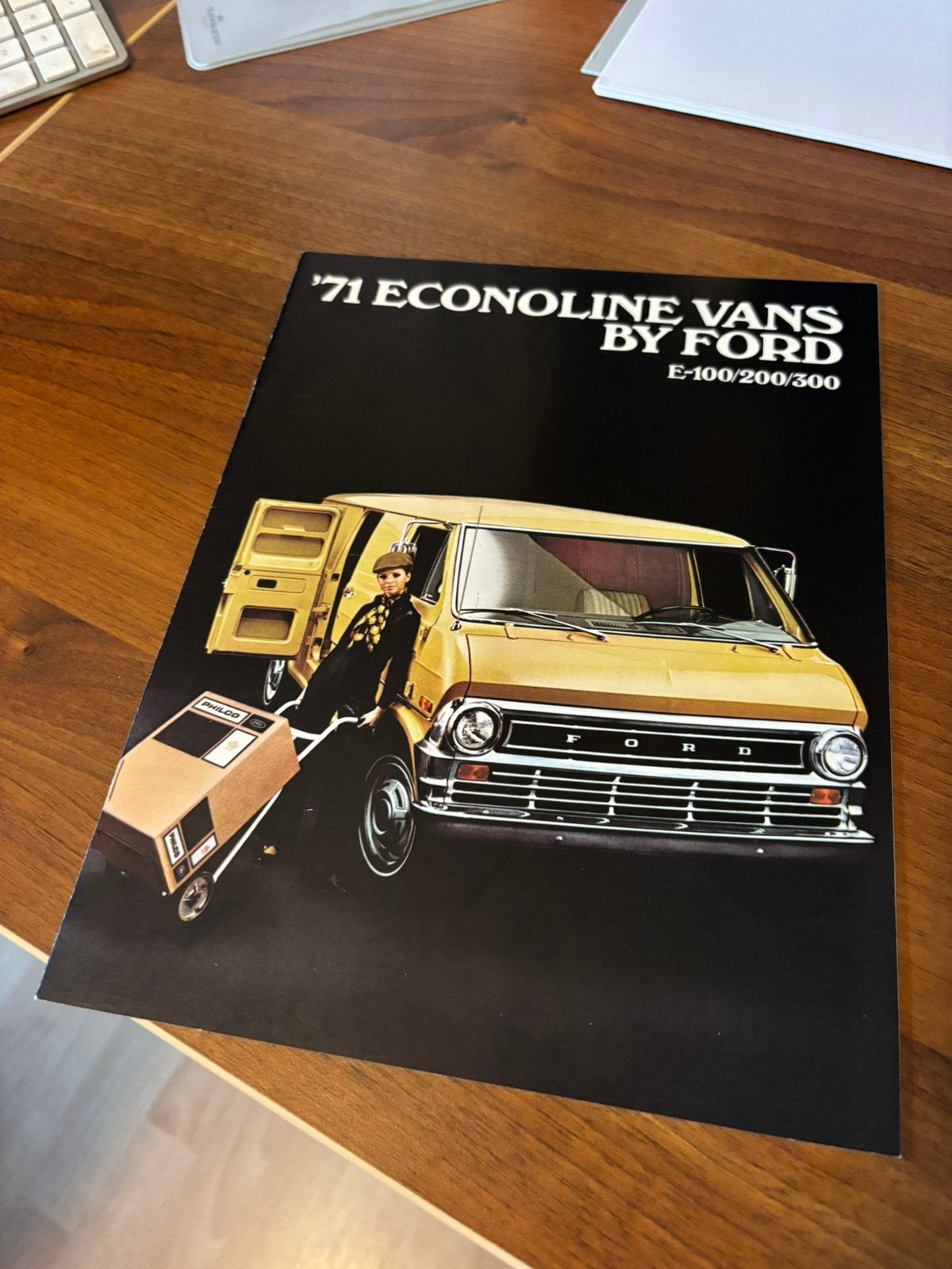 Originele Ford Econoline brochure 1971 – E100 E200 E300, Boeken, Ophalen of Verzenden, Zo goed als nieuw, Ford